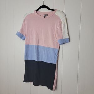 Asos colorblock longline tee